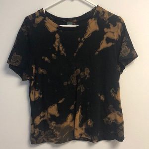 Bleach dyed t shirt